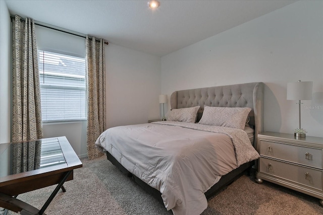 bedroom featuring carpet and multiple windows