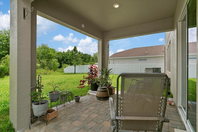 view of patio