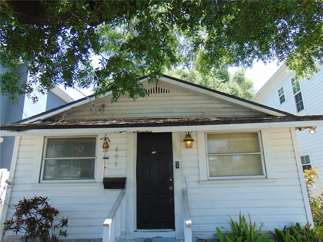 view of bungalow-style house