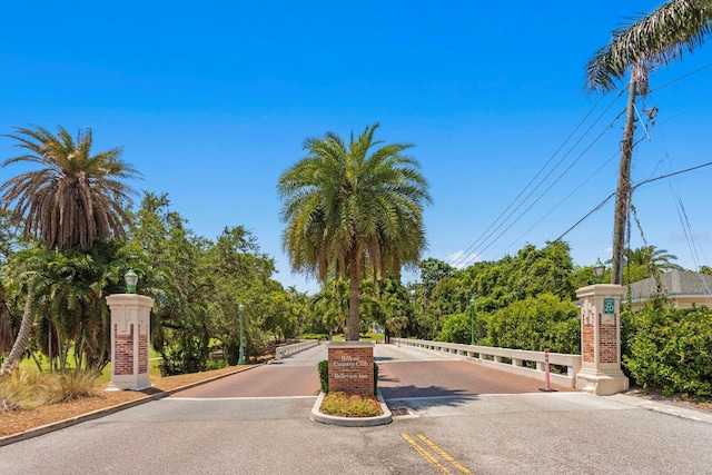 view of road