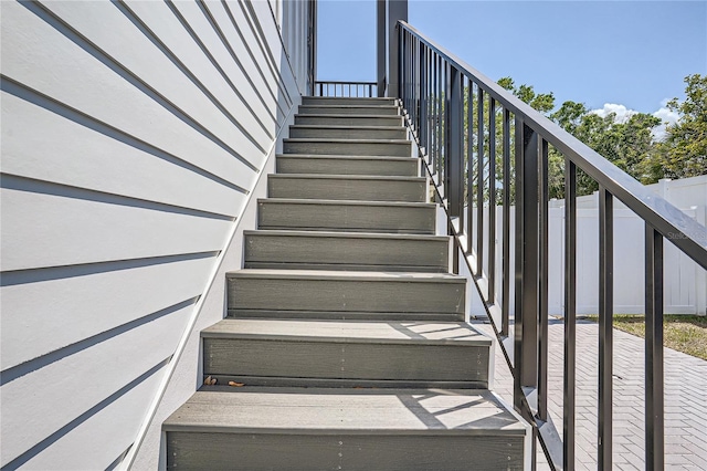 view of staircase