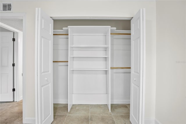 view of closet