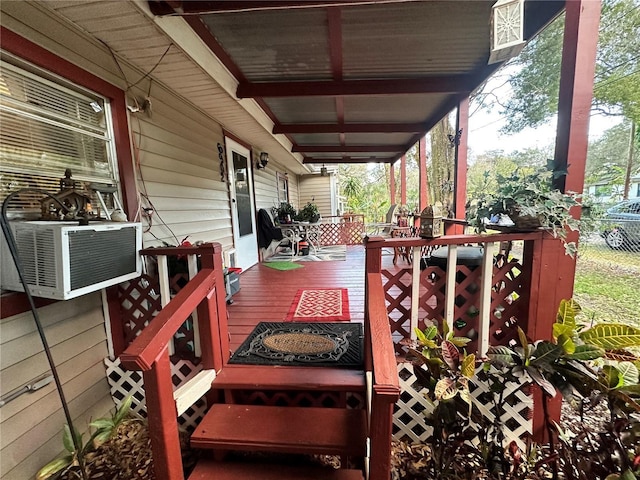 view of deck