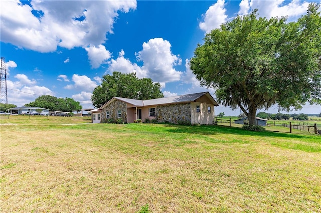 exterior space with fence