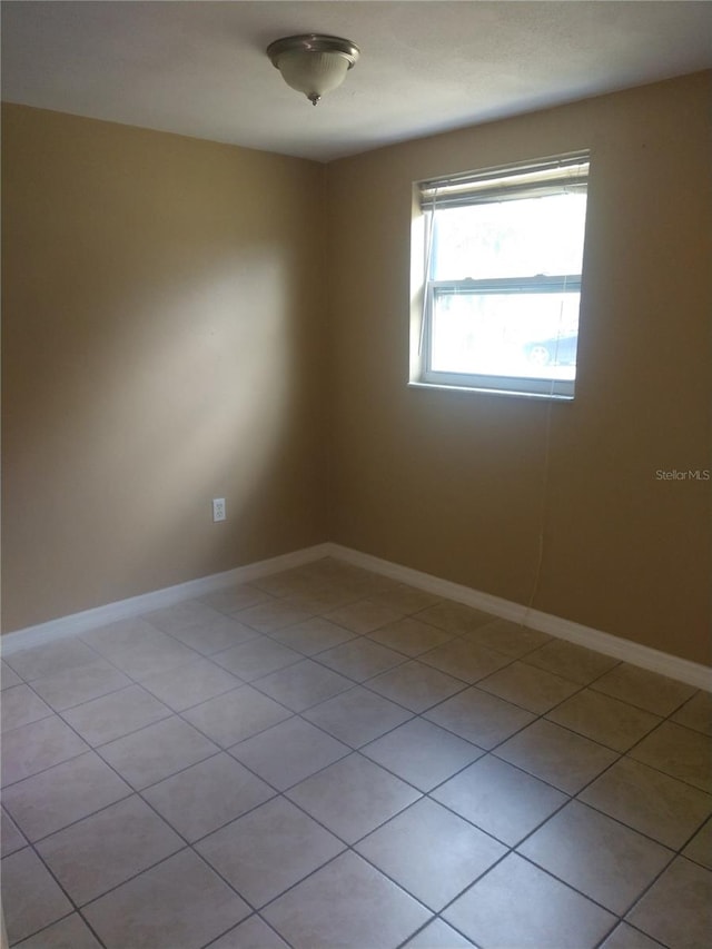 view of tiled empty room