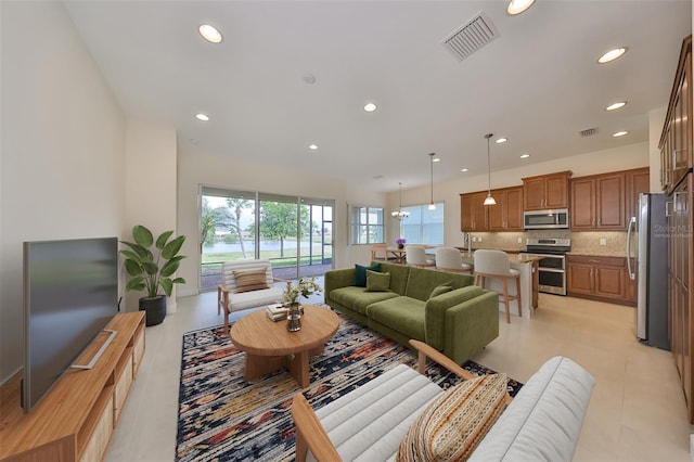 view of living room