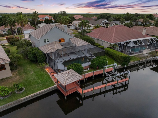 5510 E Longboat Blvd, Tampa, FL 33615 - aerial view featuring a residential view