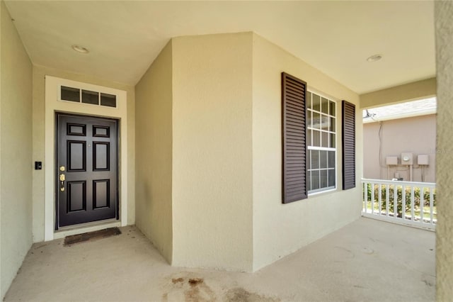 view of entrance to property