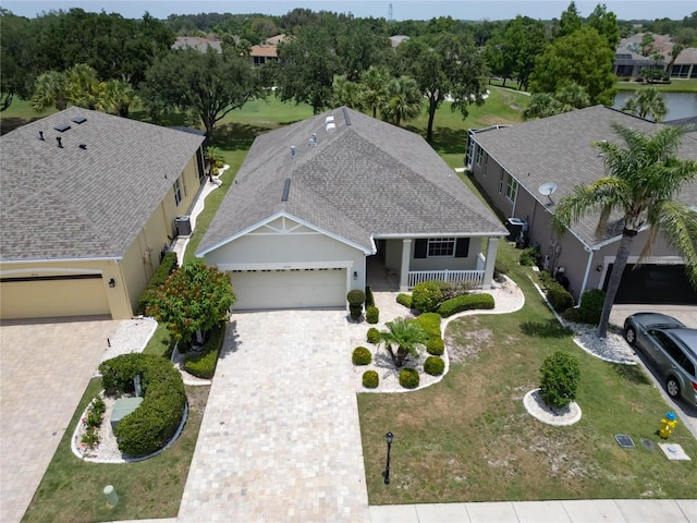 view of aerial view