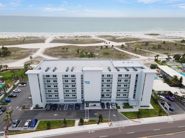 11500 Gulf Blvd Unit 610, Saint Petersburg, FL 33706 - birds eye view of property featuring a view of the beach and a water view