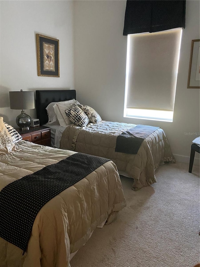 bedroom featuring carpet flooring