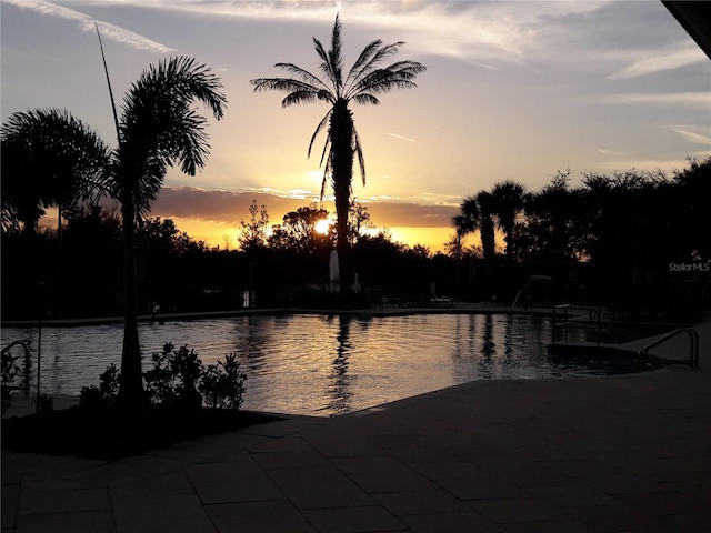 view of water feature