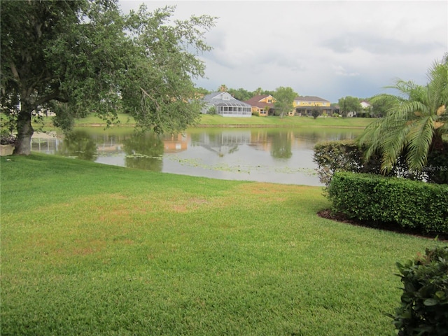 view of property view of water