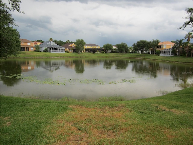 view of property view of water