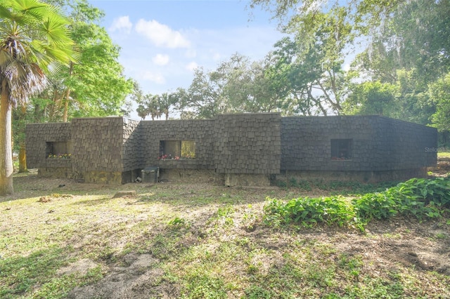 view of back of property