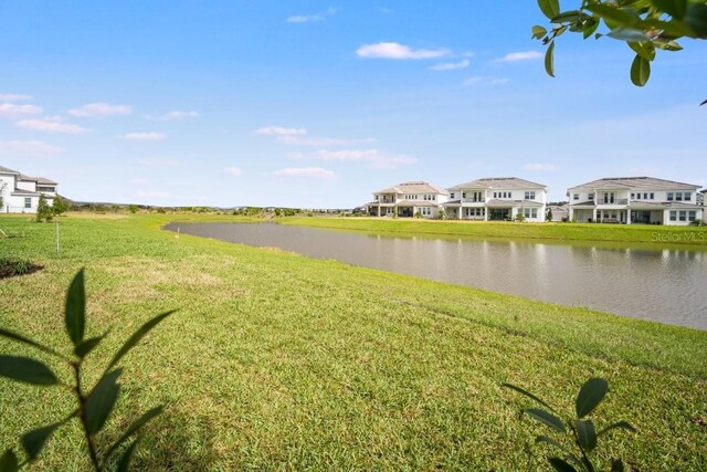 water view with a residential view