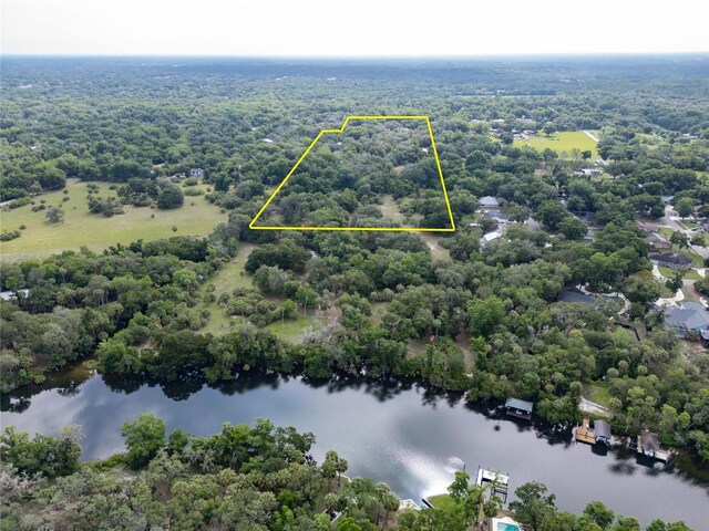 7813 Valrie Ln, Riverview, FL 33569 - bird's eye view featuring a water view