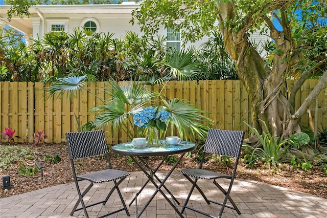 view of patio