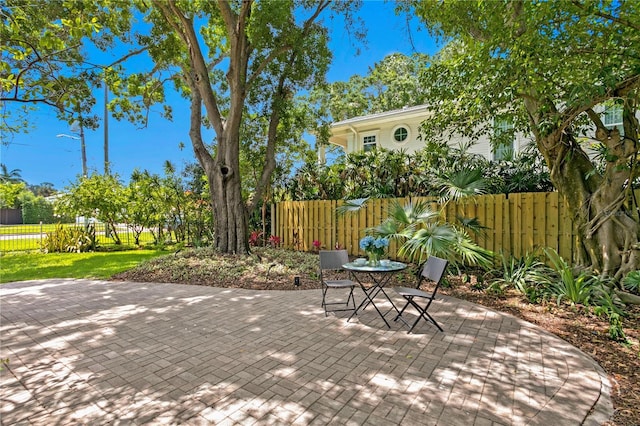 view of patio