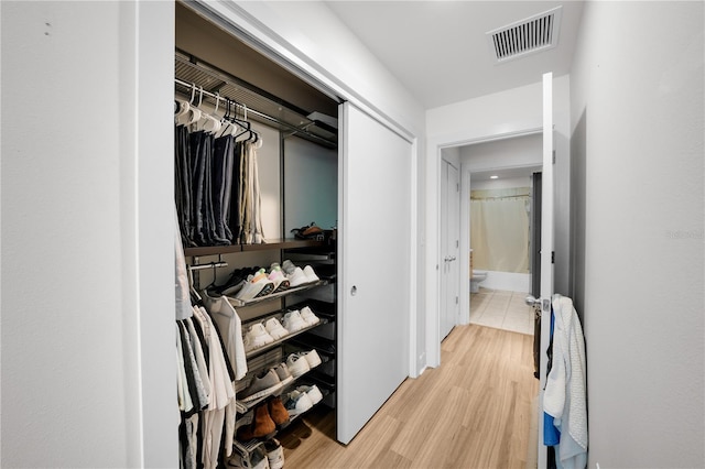 view of closet