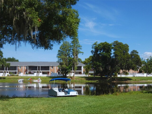 view of property view of water