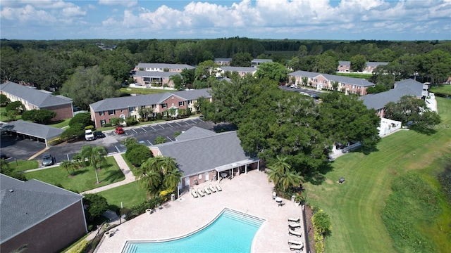 view of birds eye view of property