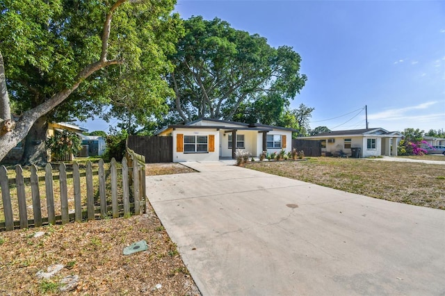 view of ranch-style house