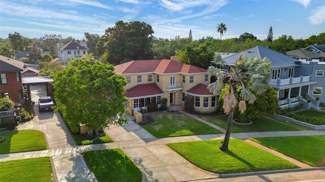 view of birds eye view of property