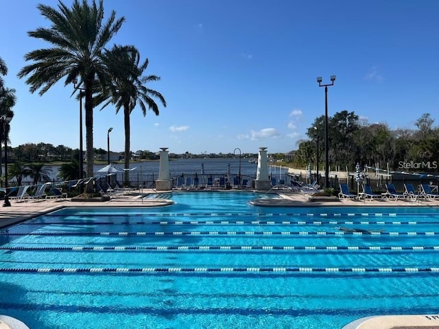 view of pool