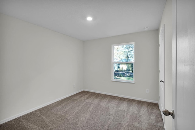 empty room with carpet floors