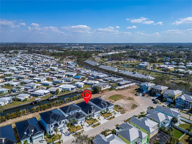 bird's eye view featuring a residential view