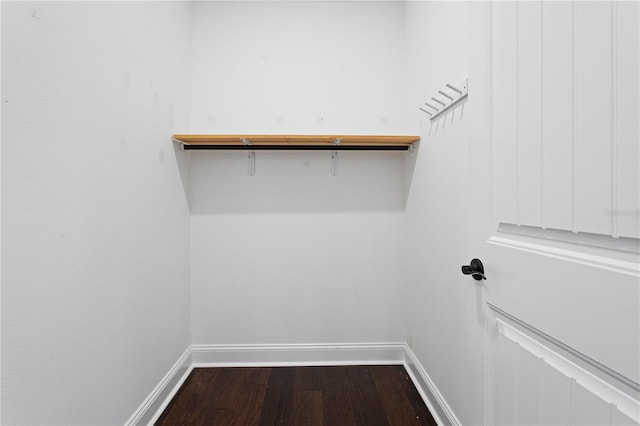 4606 W Fig St Unit 4, Tampa, FL 33609 - walk in closet featuring dark wood finished floors