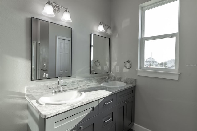 3431 Sheephead Dr, Hernando Beach, FL 34607 - full bathroom with double vanity