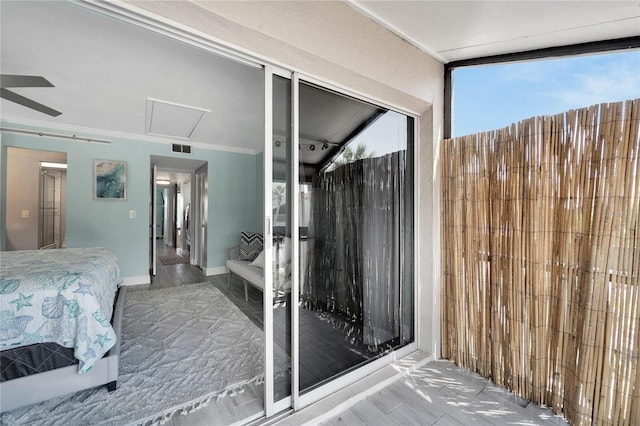 1028 Apollo Beach Blvd Unit 27, Apollo Beach, FL 33572 - interior space featuring a closet and crown molding