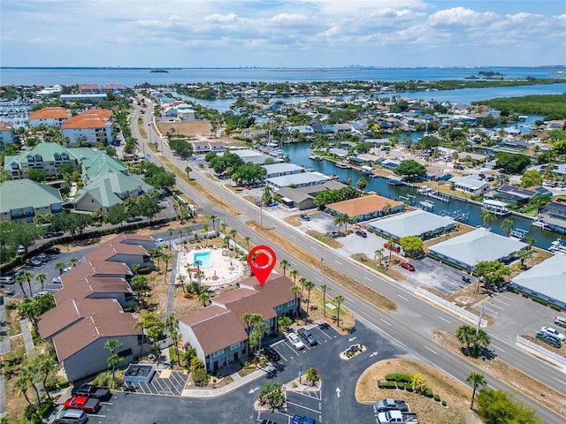 1028 Apollo Beach Blvd Unit 27, Apollo Beach, FL 33572 - aerial view of residential area with a nearby body of water
