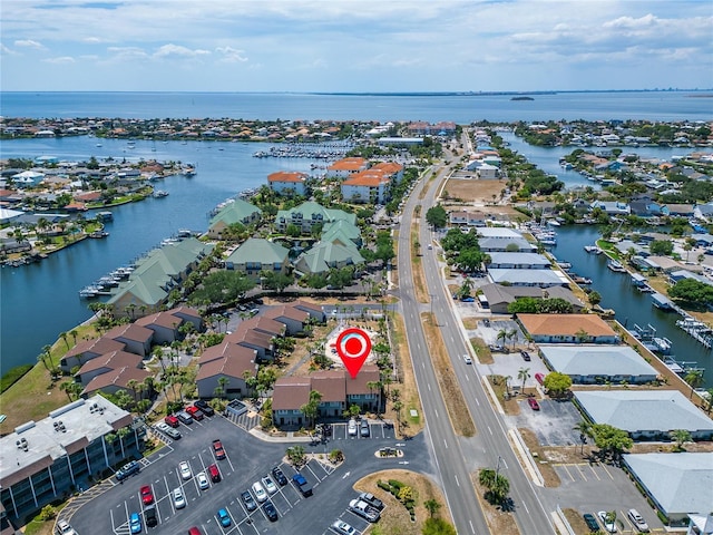 1028 Apollo Beach Blvd Unit 27, Apollo Beach, FL 33572 - aerial view of residential area with a nearby body of water