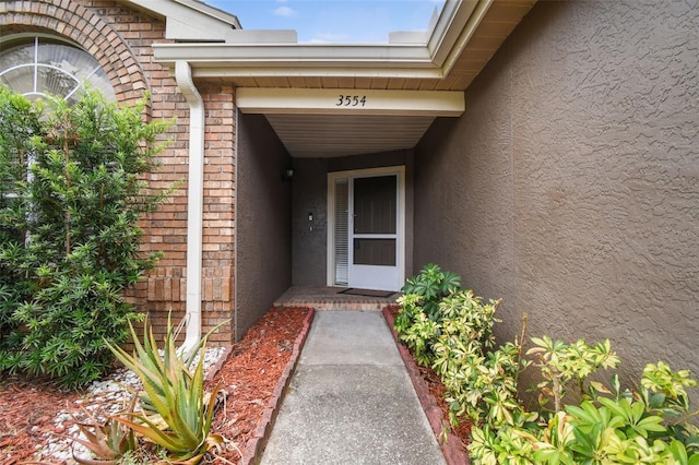 view of entrance to property