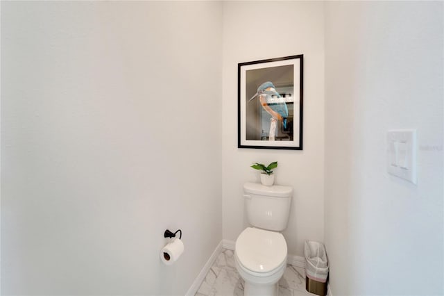 bathroom featuring toilet