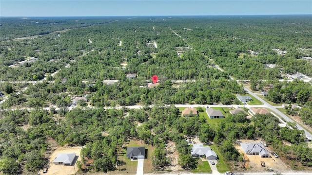 view of aerial view