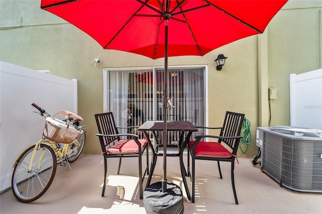 8545 Trail Wind Dr, Tampa, FL 33647 - view of patio with central air condition unit