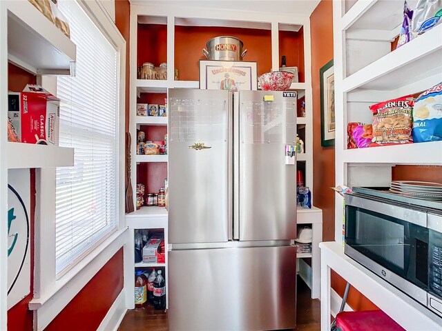 kitchen with appliances with stainless steel finishes