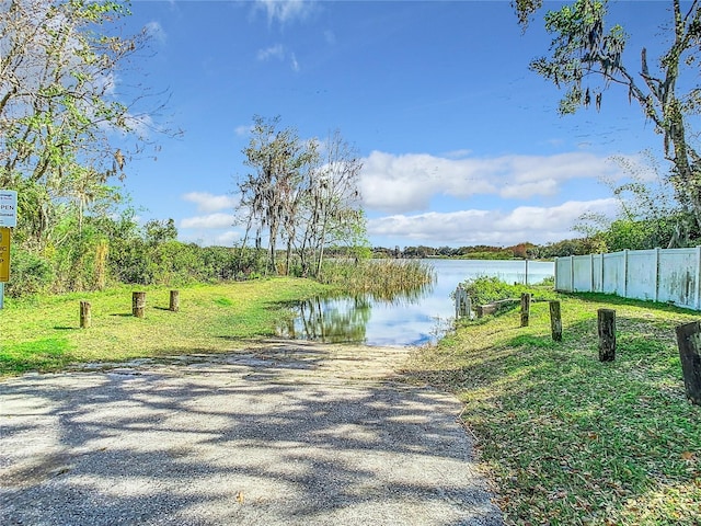 property view of water