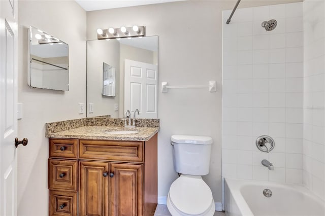 805 Woodcarver Ln, Brandon, FL 33510 - full bathroom featuring vanity and bathtub / shower combination