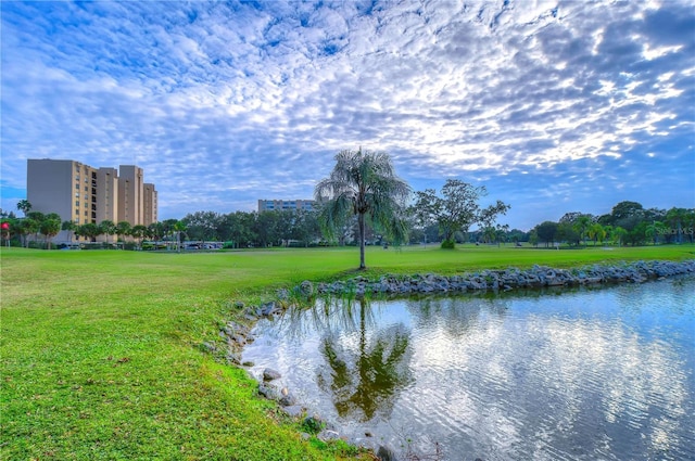 property view of water