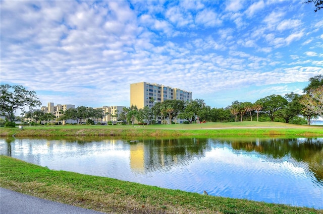 property view of water