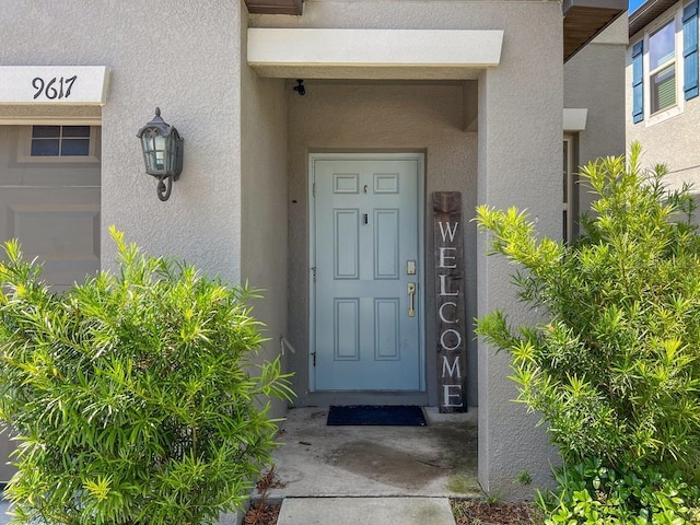 view of entrance to property