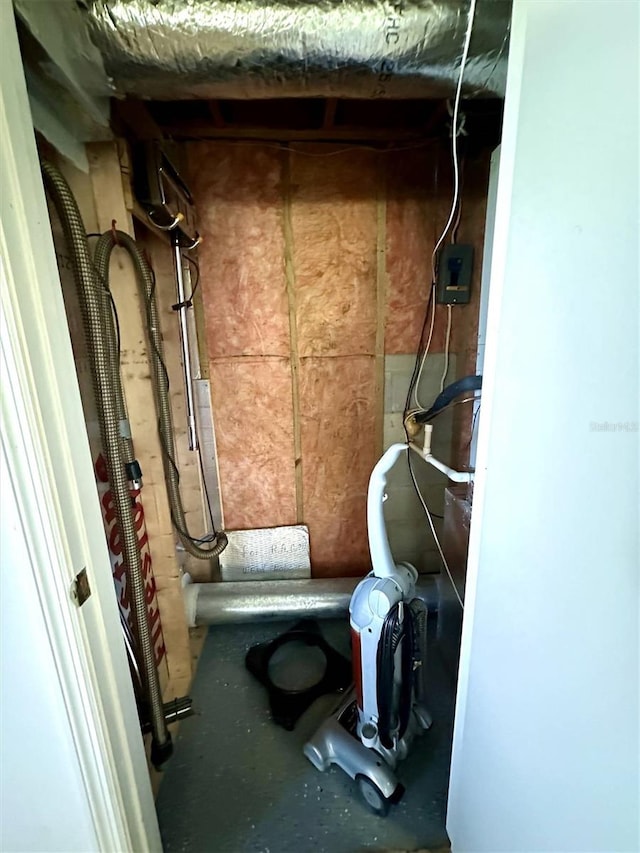 view of utility room