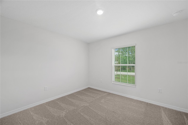 unfurnished room with carpet