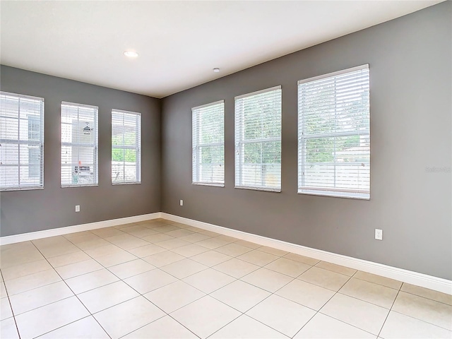 view of tiled empty room