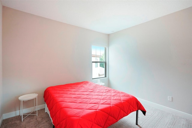 bedroom featuring carpet floors